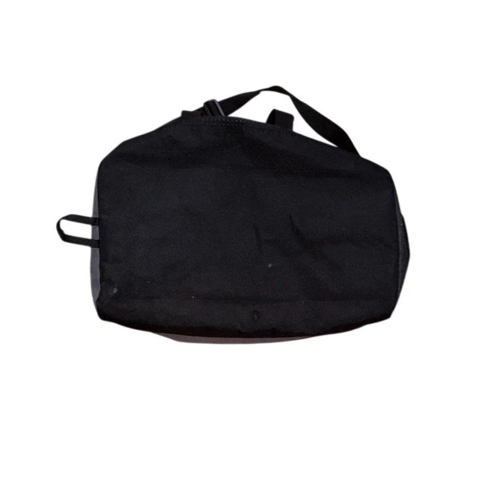 PUMA Duffel Gym Bag Unisex Medium Gray Black Shoulder Strap Shoe Pocket athletic